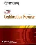 ACSM's certification review
