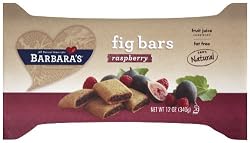 Barbara's Bakery Raspberry Fig Bars, 12-Ounce Tray (Pack of 6)
