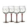 Pfaltzgraff Winterberry 13-Ounce Glass Goblets, Set of 4