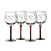 Pfaltzgraff Winterberry 13-Ounce Glass Goblets, Set of 4