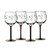 Pfaltzgraff Winterberry 13-ounce Handpainted Goblet, Set of 4