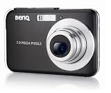 BenQ DC X720 - Digital camera - compact - 7.2 Mpix - optical zoom: 3 x - supported memory: SD - silver