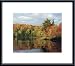 Algonquin Provincial Lake, Ontario, Canada by unknown 14.00X12.13 Framed with Black Metal Frame