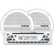 Dual MXCP51 200W Marine Audio CD Player AM/FM Receiver w/6.5" Speakers