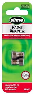 Slime 23042 Presta to Schrader Valve Adapter