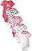 Gerber Baby Girls 5-Pack Short Sleeve Variety Onesies Bodysuits Dalmation 3-6 Months