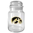 Iowa Hawkeyes NCAA 31oz Glass Candy Jar - Primary Logo by Great American Products