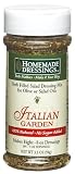 Homemade Dressings, Herb Filled Salad Dressing Mix for Olive or Salad Oils, Italian Garden, 3.3-Ounce Containers (Pack of 3)
