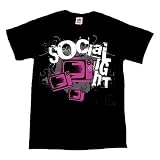 SOCIALIGHT - TV - Black T-shirt