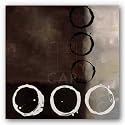 Beige Circles II by Laurie Maitland 12"x12" Art Print Poster