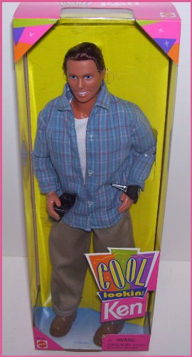 1998 Cool Lookin' Ken Barbie Doll with Rooted Hair