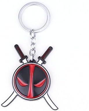 Deadpool Swords Keychain
