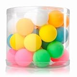 GOGO™ Multi Color Table Tennis Balls (Beer Pong Balls), Ping Pong Balls, Blank Balls