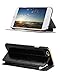 BestTuo iPhone 6S PU Leather Case, [Limited Edition] - Swipe to Answer Touch Metal Flip Cover Folio Case for Apple iPhone 6S 4.7