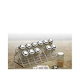 IMAGE OF RSVP 12 Bottle Chrome Spice Rack
