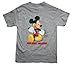 Mickey Mouse Boys 4-16 Now & Then 2-sided T Shirt (M 7/8, Grey)