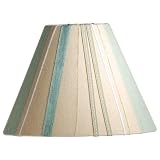 Laura Ashley SET207 Trinity 7.5-Inch Striped Empire Clip Shade