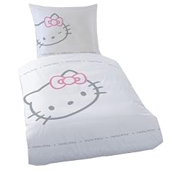 CTI 036867 Bettw�sche Hello Kitty Blinky White, 135 x 200 + 80 x 80 cm linon