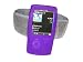 PURPLE Sports Armband and Silicone Skin Case Cover for Sony Walkman Video + Screen Protector  (NW-A800, NW-A805, NW-A806, NW-A808, NWZ-A815, NWZ-A816, NWZ-A818)