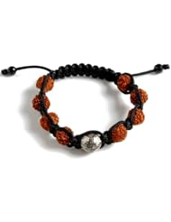 925 Sterling Silver Diamond Macrame Bracelet Handmade Jewelry
