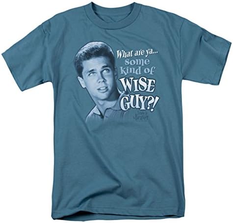 Trevco Men's Leave It to Beaver Up to Something Heather Adult T-Shirt