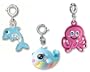 CHARM IT! Set of 3 Ocean Themed Charm Set with Dolphin, Rainbow Whale and Octopus Charms