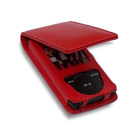EASYi - Red Flip case for Sony Walkman with Voice Recording Function 4GB 8GB 16GB NWZE443B NWZE444B NWZE445B NWZE444R NWZE443R NWZE445R