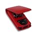 EASYi - Red Flip case for Sony Walkman with Voice Recording Function 4GB 8GB 16GB NWZE443B NWZE444B NWZE445B NWZE444R NWZE443R NWZE445R