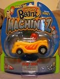 Mighty Beanz Machinez Set: Special Edition Hot-Rod Bean #348 and Yellow Car