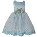 Apparel : Little Girls Flower Girl Dress BLUE Pageant Wedding Special Occasion 2T-12