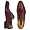 Pakerson Dark Red Italian Hand Made Calf Leather Oxford Shoes 6 US | 5.5 UK | 40 EU