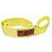 Stren Flex EEF1-904-8 Type 3 Heavy Duty Nylon Flat Eye and Eye Web Sling, 1 Ply, 6400 lbs Vertical Load Capacity, 8' Length x 4" Width, Yellow