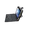 10.2" Synthetic Leather Case with Keyboard and Stylus Pen for ePad and aPad (Black)