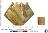 Jezebel Radiance® Amber Gold Yellow Glass Vase