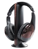 ワイヤレスヘッドフォン EXTRA 5in1 FMラジオ内蔵 音声チャット（ボイスチャット）もできる多機能　コードレスヘッドホン コードレス