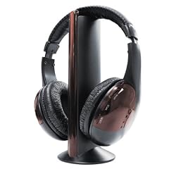 ワイヤレスヘッドフォン EXTRA 5in1 FMラジオ内蔵 音声チャット(ボイスチャット)もできる多機能 コードレスヘッドホン