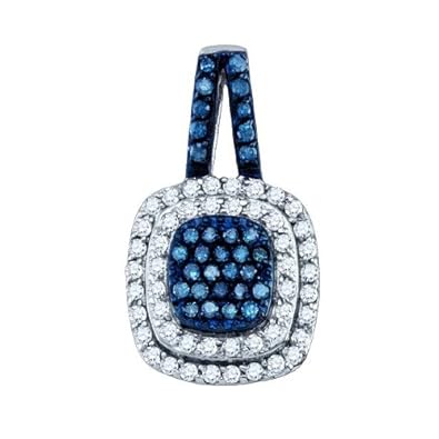 Cheap Girls Jewelry 0.50CTW BLUE DIAMOND FASHION PENDANT For Sale Cheap Girls Jewelry 0.50CTW BLUE DIAMOND FASHION PENDANT For Sale