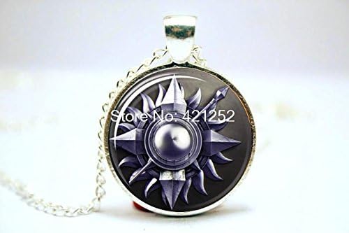Pretty Lee 2015 Fashion Game Of Thrones House Martell Necklace House Martell Pendant Glass Photo Cabochon Necklace Christmas gift
