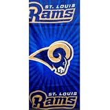 St. Louis Rams Sunburst NFL Fiber Reactive Pool/Beach/Bath Towel