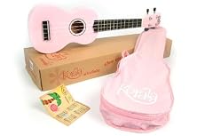 Pink Soprano Ukulele: 4 String Ukelele (inc. FREE dowloadable beginners chord chart, song sheets and tuning aids - worth £10+)