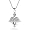 10k White Gold Diamond Guardian Angel Pendant (1/8 cttw, I-J Color, I2-I3 Clarity)