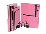 PlayStation 3 Skin (PS3) - NEW - SOFT PINK system skins faceplate decal mod