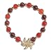 The Black Cat Jewellery Store-Fire Carnelian & Poppy Jasper Bracelet