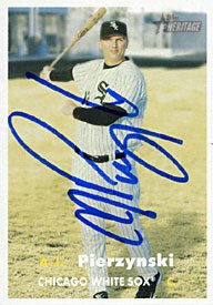 A. J. Pierzynski Autographed / Signed 2006 Topps No.84 Chicago White Sox Baseball Card