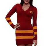 NCAA USC Trojans Ladies Sweater Dress - Cardinal (Small)