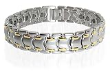 Mens New Matte Finish Titanium Magnetic Bracelet 8