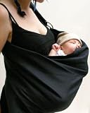 Liberty Unpadded Baby Sling (Black) Cotton