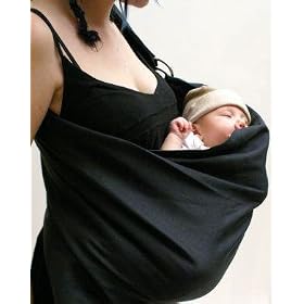 Liberty Unpadded Baby Sling (Black) Cotton