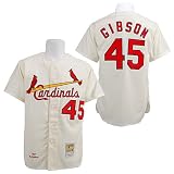 St. Louis Cardinals Authentic 1967 Bob Gibson Home Jersey By Mitchell & Ness 48