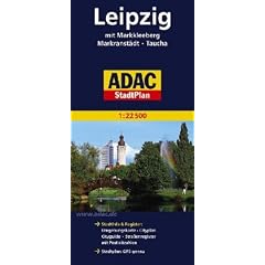 ADAC Stadtplan Leipzig: Mit Markkleeberg, Markranst�dt, Taucha. Stadtinfo & Register: Umgebungskarte, Cityplan, Cityguide, Stra�enregister mit Postleitzahlen. Stadtplan: GPS-genau
